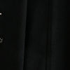 Black Blended Rayon Jodhpuri Suit with Embroidered Detail